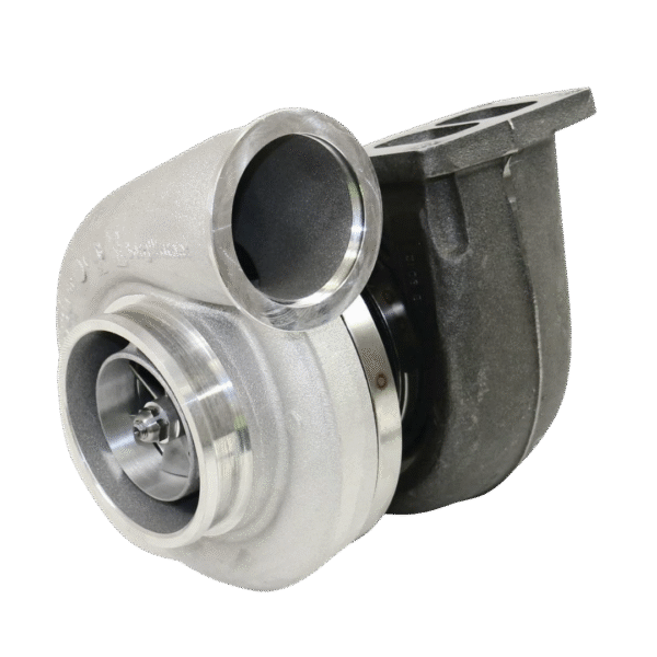 171710 | Turbocharger for CATERPILLAR Engine: 3406, 6nz, C15
Displacement: 15L
Features: Specifically for 1048008 Exhaust Manifold
78.23mm inducer / 106.20mm exducer compressor wheel,
extended tip to 112.96mm 270 degree thrust bearing
Dual volute T6 flange 1.32 A/R
VSR high speed balanced - Image 2